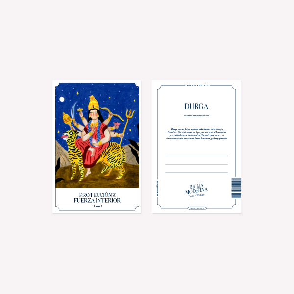 Bruja Moderna Durga Postcard