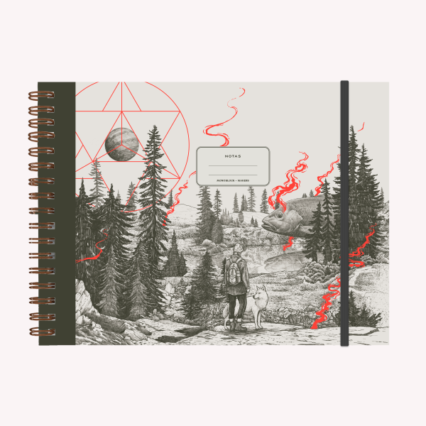 Sketchbook Landscape A4 Makers Valiente