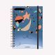 Spiral Notebook A5 Ruled Tute Miró