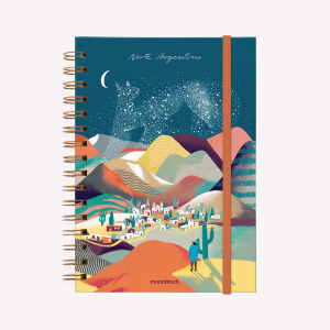 Spiral Notebook A5 Bullet Journal De viaje Norte Argentino