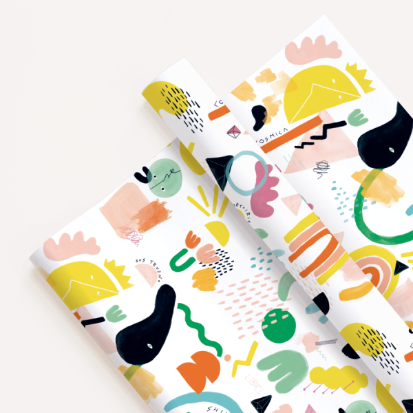 Quilombo  Happimess Wrapping Paper