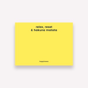Notas Adhesivas Grandes Happimess Colorblock - Hakuna Matata