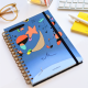 Spiral Notebook A5 Ruled Tute Miró