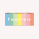 Planificador Semanal Anillado Happimess - Colorblock