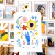 Wall Art Floral Hand by Lucilismo - 50x70 cm