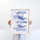 Wall Art Birds by Agustina Ramos - 30x40 cm