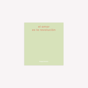 Notas Adhesivas Medianas Happimess - El amor es la Revolución