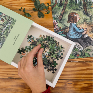 Puzzle 300 Piezas Artistas Rompecabezas x Liniers - Enriqueta en el bosque