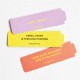 Pack 3 Magnetic Bookmarkers Happimess by Vik Arrieta