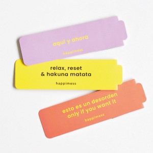 Pack 3 Magnetic Bookmarkers Happimess by Vik Arrieta