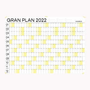 Annual Wall Planner - Gradient 70x50cm
