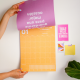 Planner Calendar Colorblock Wall