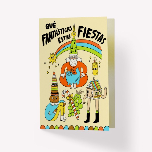 Fantásticas Fiestas Christmas Card by Pepita Sandwich