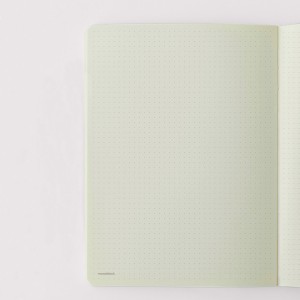 Large Dotted Notebooks x2 Happimess - Colorblock Yellow/Light blue