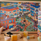 Puzzle 100 piezas Artistas Rompecabezas por Marcos Montiel - La Vecindad