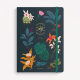 Stitched Notebook A5 Bullet Journal Dark Botanical