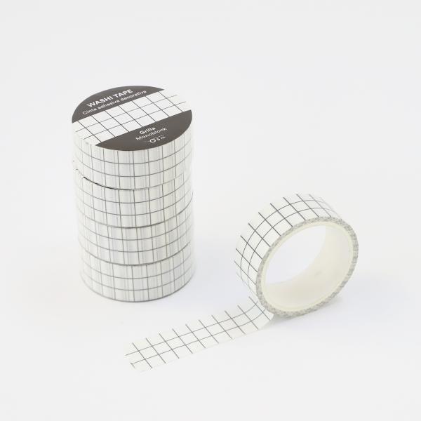 Washi Tape White grid