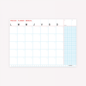 Monthly Planner Block with magnet - Preciso