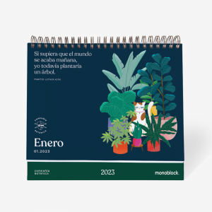 2022 Macanudo Desk Calendar - Enriqueta en el bosque