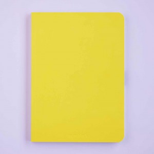 Cuaderno A5 Cosido Monocolor - Amarillo