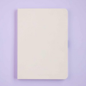 Cuaderno A5 Cosido Monocolor - Crudo