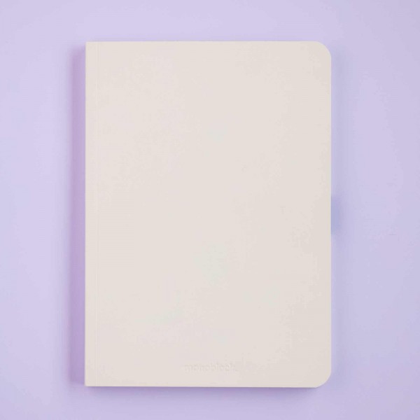 Cuaderno A5 Cosido Monocolor - Crudo