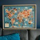 Puzzle 1000 Piezas Artistas Rompecabezas - Mapa del Mundo ilustrado