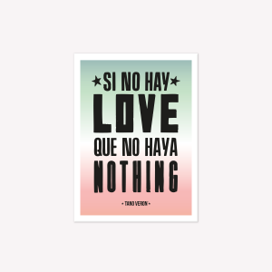 Viñeta Imantada Love Nothing